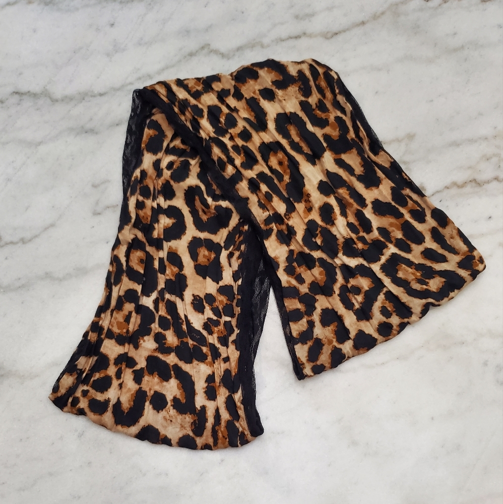 Cheetah & Lace Scarf